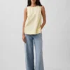 Tanktop i linblanding