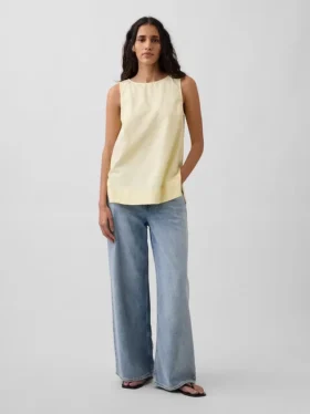 Tanktop i linblanding