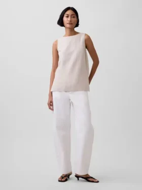 Tanktop i linblanding