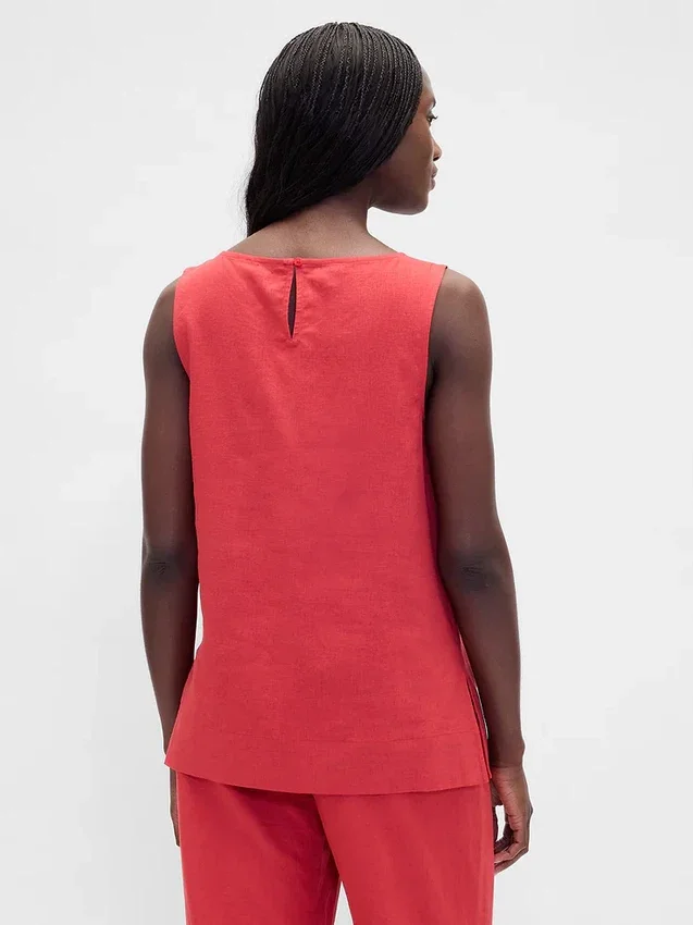Tanktop i linblanding