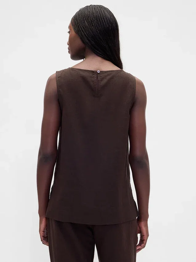 Tanktop i linblanding
