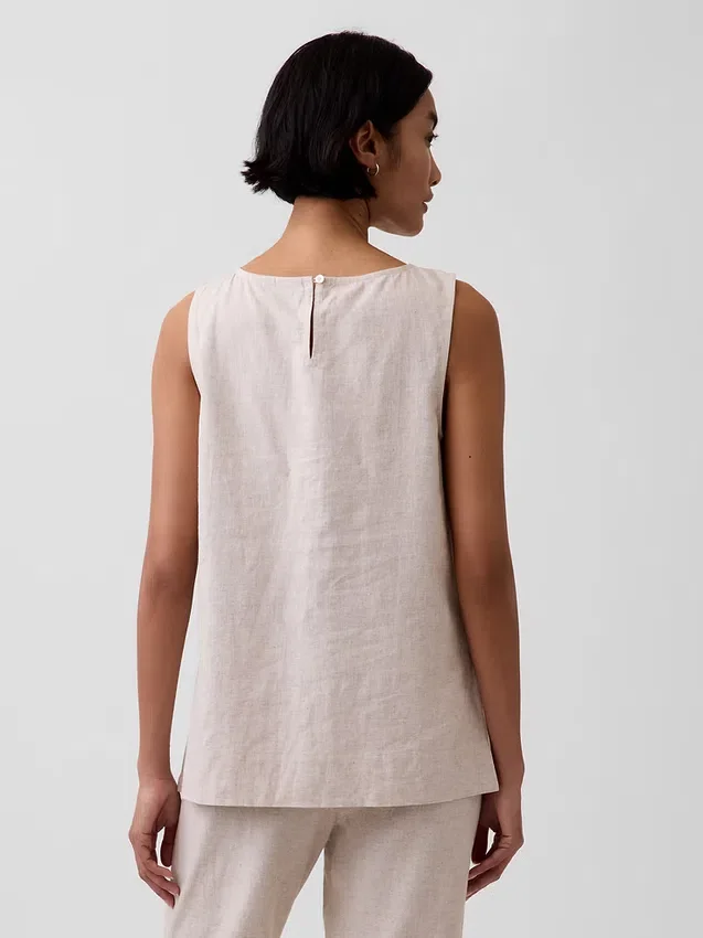 Tanktop i linblanding