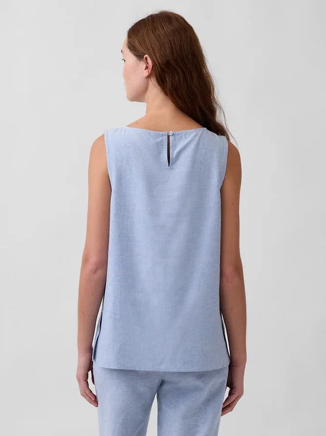 Tanktop i linblanding
