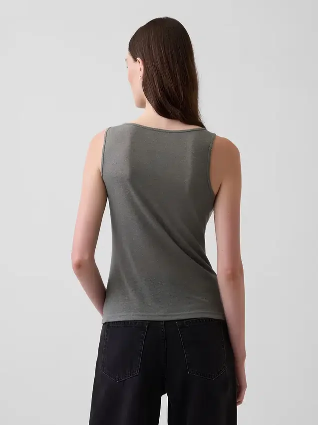 Tanktop i linblanding