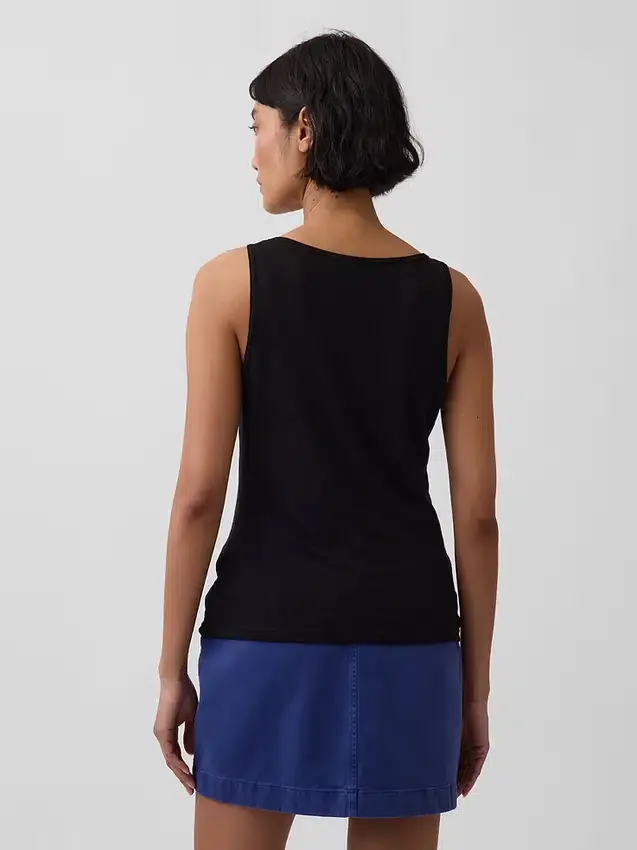 Tanktop i linblanding