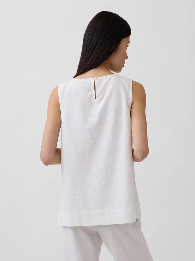 Tanktop i linblanding