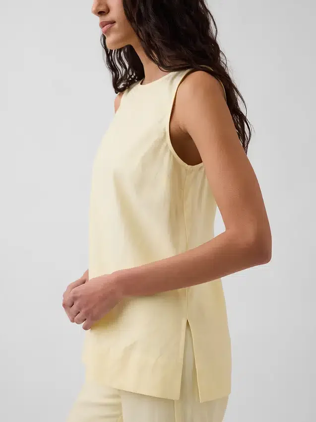 Tanktop i linblanding