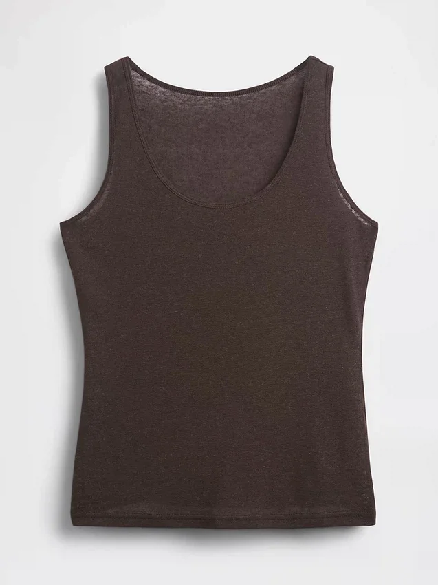 Tanktop i linblanding