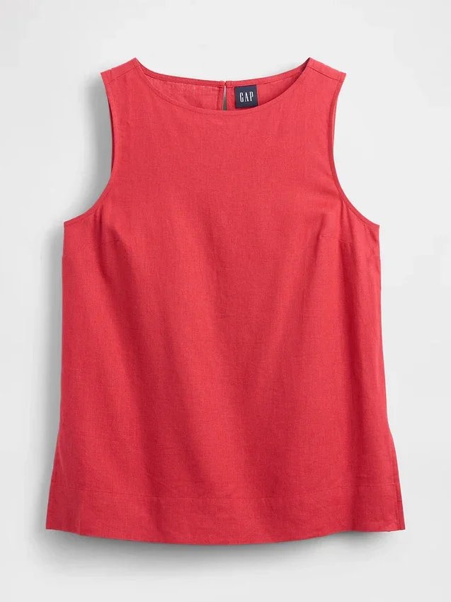 Tanktop i linblanding