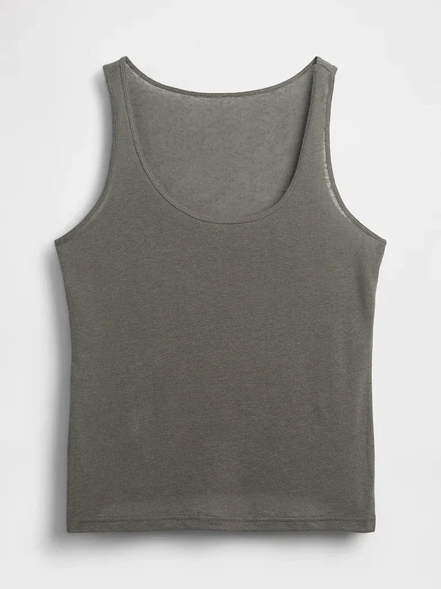 Tanktop i linblanding