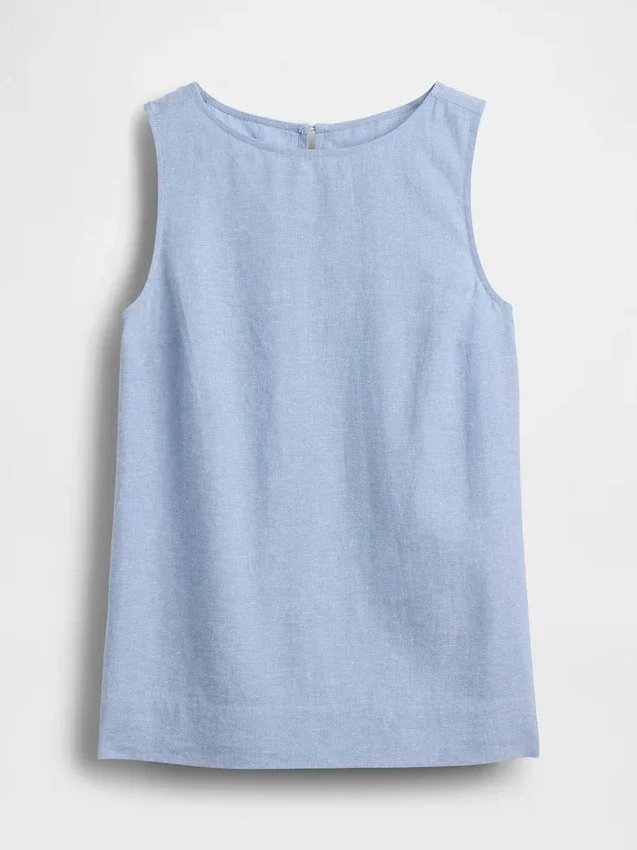 Tanktop i linblanding