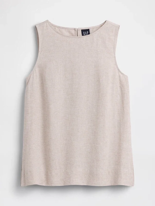 Tanktop i linblanding