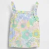 Tanktop med ribbestrikk og volanger for Baby og Småbarn