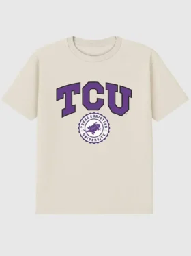 TCU Texas Christian University Collegiate Seal mørk grafisk T-skjorte
