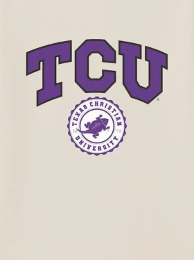 TCU Texas Christian University Collegiate Seal mørk grafisk T-skjorte