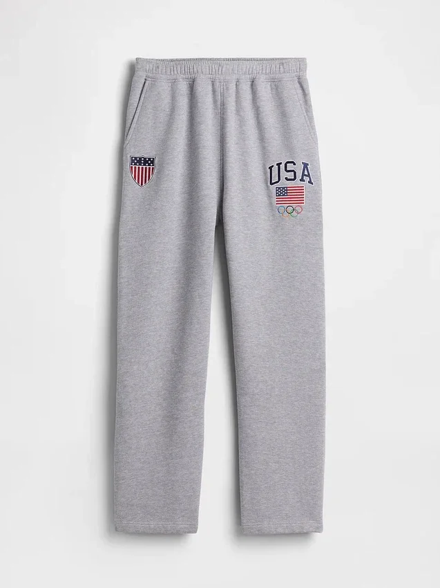 Team USA-joggebukse i tykk fleece for voksne