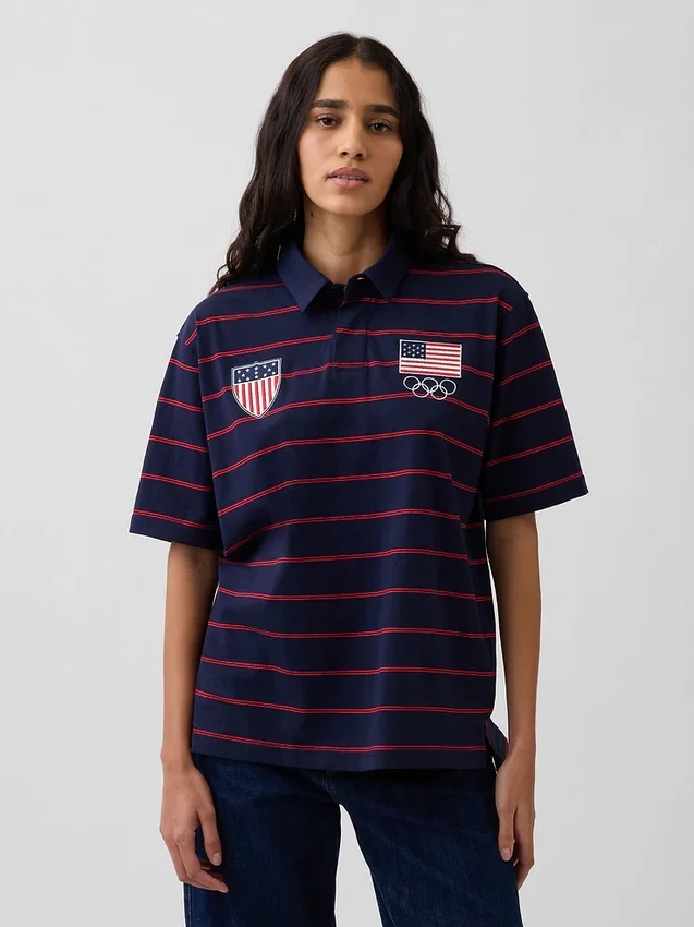 Team USA-poloskjorte for voksne