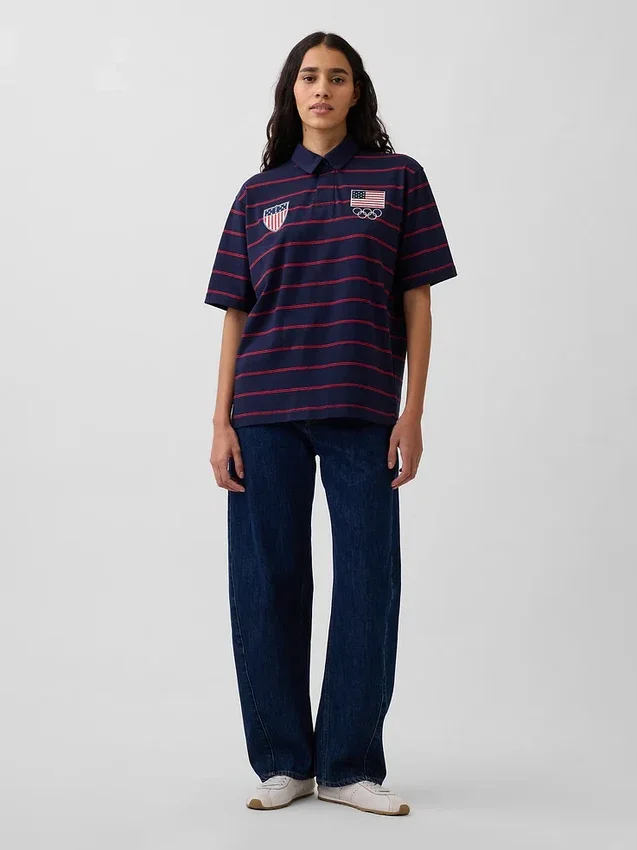 Team USA-poloskjorte for voksne