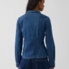 Tettsittende denimskjorte
