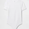 Tettsittende jersey-T-skjorte-Bodyer med tanga