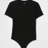 Tettsittende jersey-T-skjorte-Bodyer med tanga