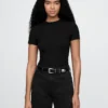 Tettsittende jersey-T-skjorte-Bodyer med tanga