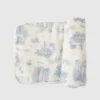 The Gilded Bird Spring Toile-babytæppe i bambus