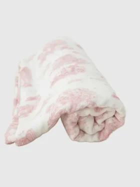 The Gilded Bird Spring Toile-babytæppe i bambus