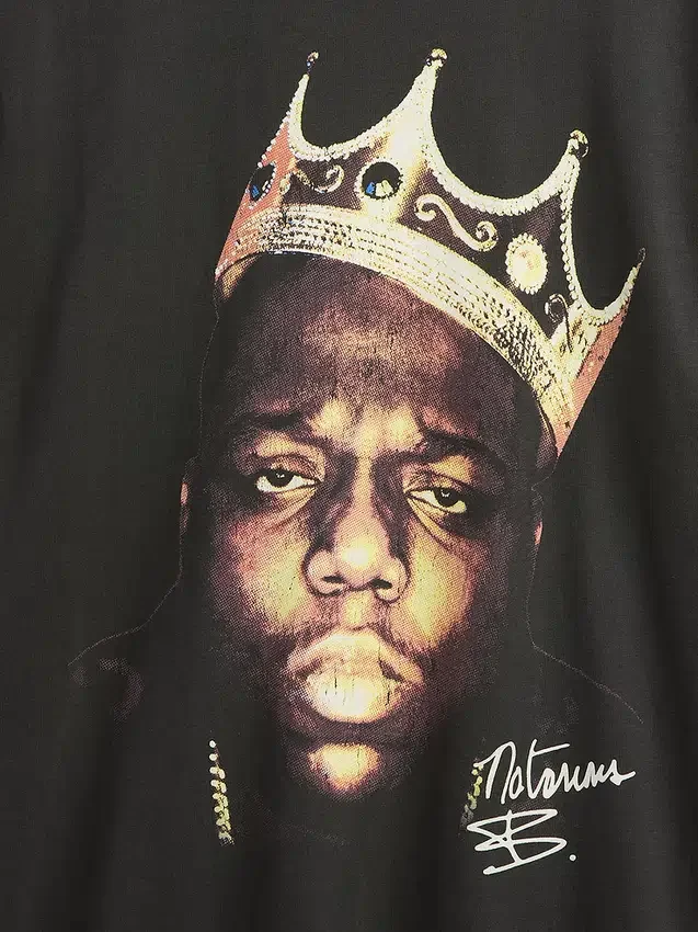 The Notorious B.I.G. T-skjorte med grafisk trykk i avslappet passform