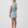 Tie-dye-denim-shorts med avslappet passform for barn