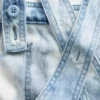 Tie-dye-denim-shorts med avslappet passform for barn