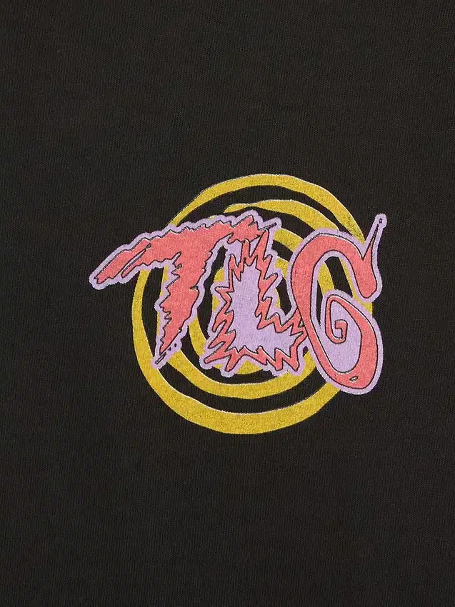 Tlc avslappet T-skjorte med grafikk