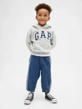 To-fargede pull-on-Jeans for Baby og Småbarn