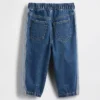 To-fargede pull-on-Jeans for Baby og Småbarn