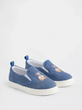 Toddler Denim Brannan Bear Slip-On-joggesko