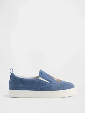 Toddler Denim Brannan Bear Slip-On-joggesko