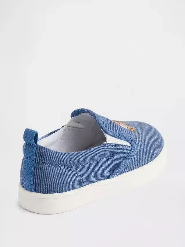 Toddler Denim Brannan Bear Slip-On-joggesko