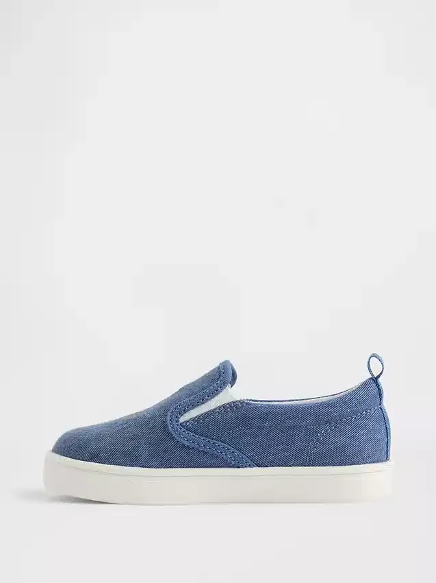 Toddler Denim Brannan Bear Slip-On-joggesko