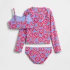 Tre-delt badedrakt med rash guard for barn