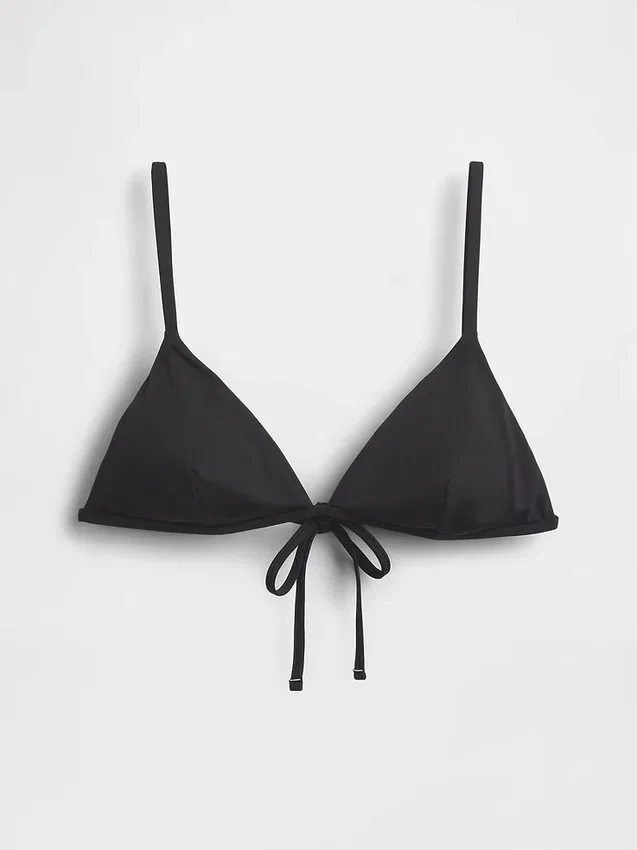Triangel-bikinitopp med snorer