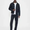 Tung denimjakke