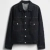 Tung denimjakke