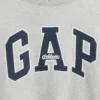 Tung French Terry-genser i oversized-modell med høyhals og logo