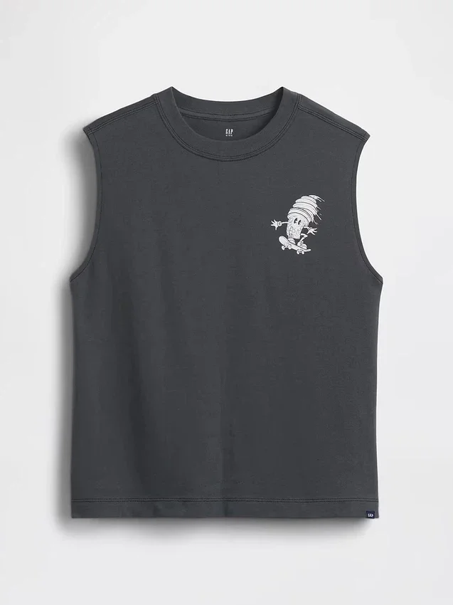 Tung muskel-tanktop for barn
