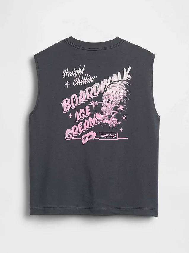 Tung muskel-tanktop for barn