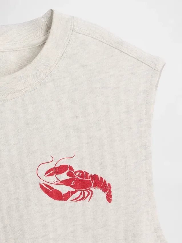 Tung muskel-tanktop for barn