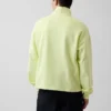 Tung, oversized genser med logo og kvart glidelås