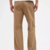 Tung twill-kaki i 90-tallsstil med løs passform