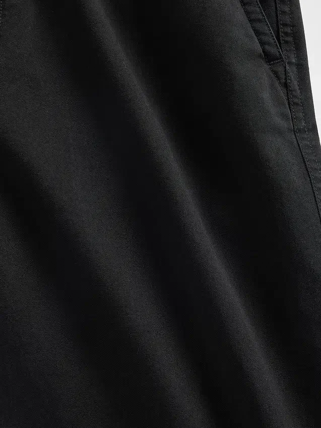 Tung twill-kaki i 90-tallsstil med løs passform