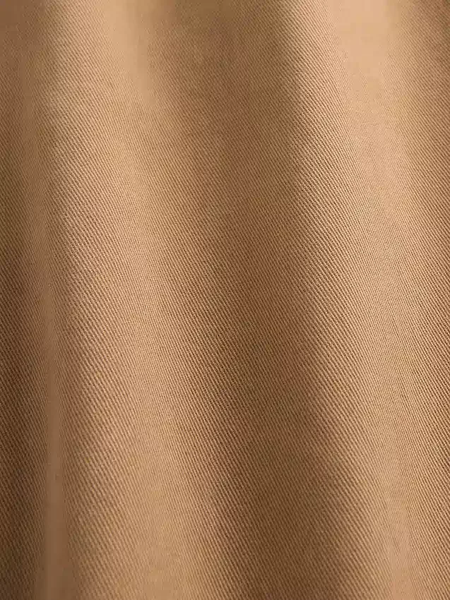 Tung twill-kaki i 90-tallsstil med løs passform